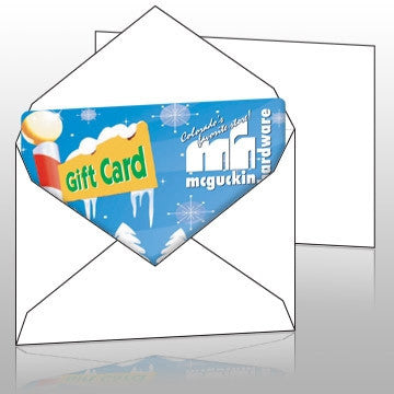 Blank Gift Card Envelope