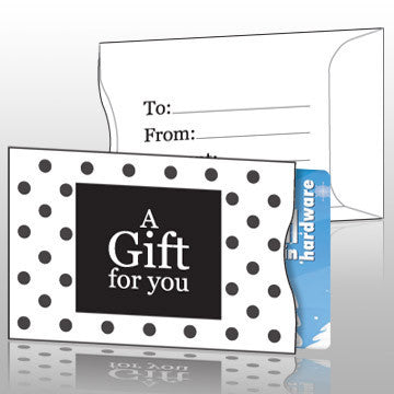 Polka Dot Gift Card Sleeves